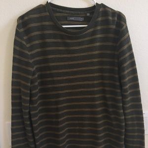 men’s vince striped sweater